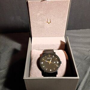 Bulova Futuro Modern 98D144 42mm Black Stainless Steel Men's Wristwatch